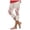 Rose Gold, variant on vigerkar Capri Pants for Women Casual Summer Pants Floral Print Yoga Capris High Waisted Tummy Control Seamless Leggings (Rose Gold, M)