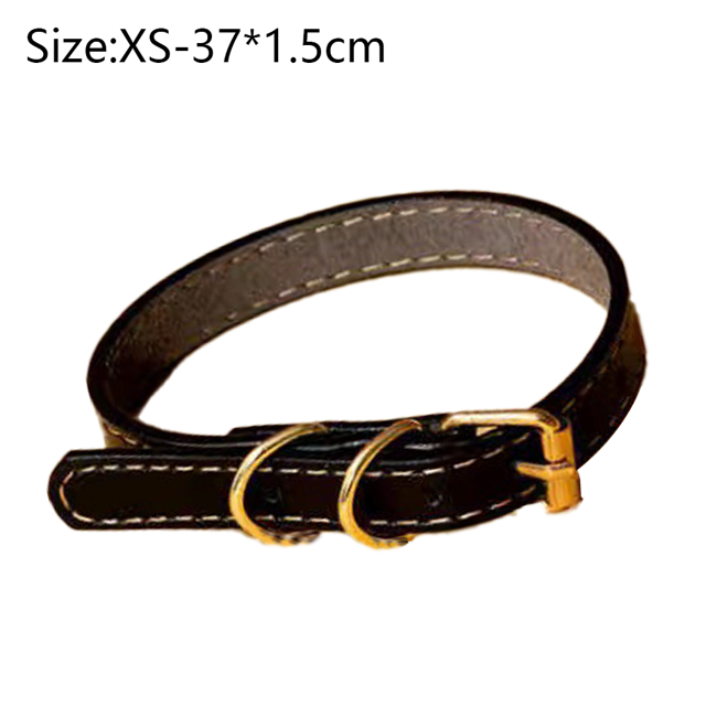 Luxury leather Dog collar - Handmade for medium sized breeds,