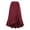 Red, variant on Women's Asymmetrical Ruffle Wrap Midi Skirts Flowy Western Cowgirl Skirts (Black XXL)