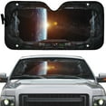 thumbnail image 2 of 3D Spaceship Car Auto Sunshades Windshield Heat Protection Sun Shades Univeral Fit Cars Suv Truck, 2 of 6