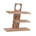 thumbnail image 2 of Abbracc Coffee Mug Display Rack Organizer Cup Shelf Desktop Wooden Shelf for Living Room Brown, 2 of 9