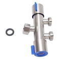 thumbnail image 2 of Divisor De Manguera De Jardín, Conector Divisor De Manguera Engrosado Multifuncional De Acero Inoxidable 304 Para Calentador De Agua, 2 of 7
