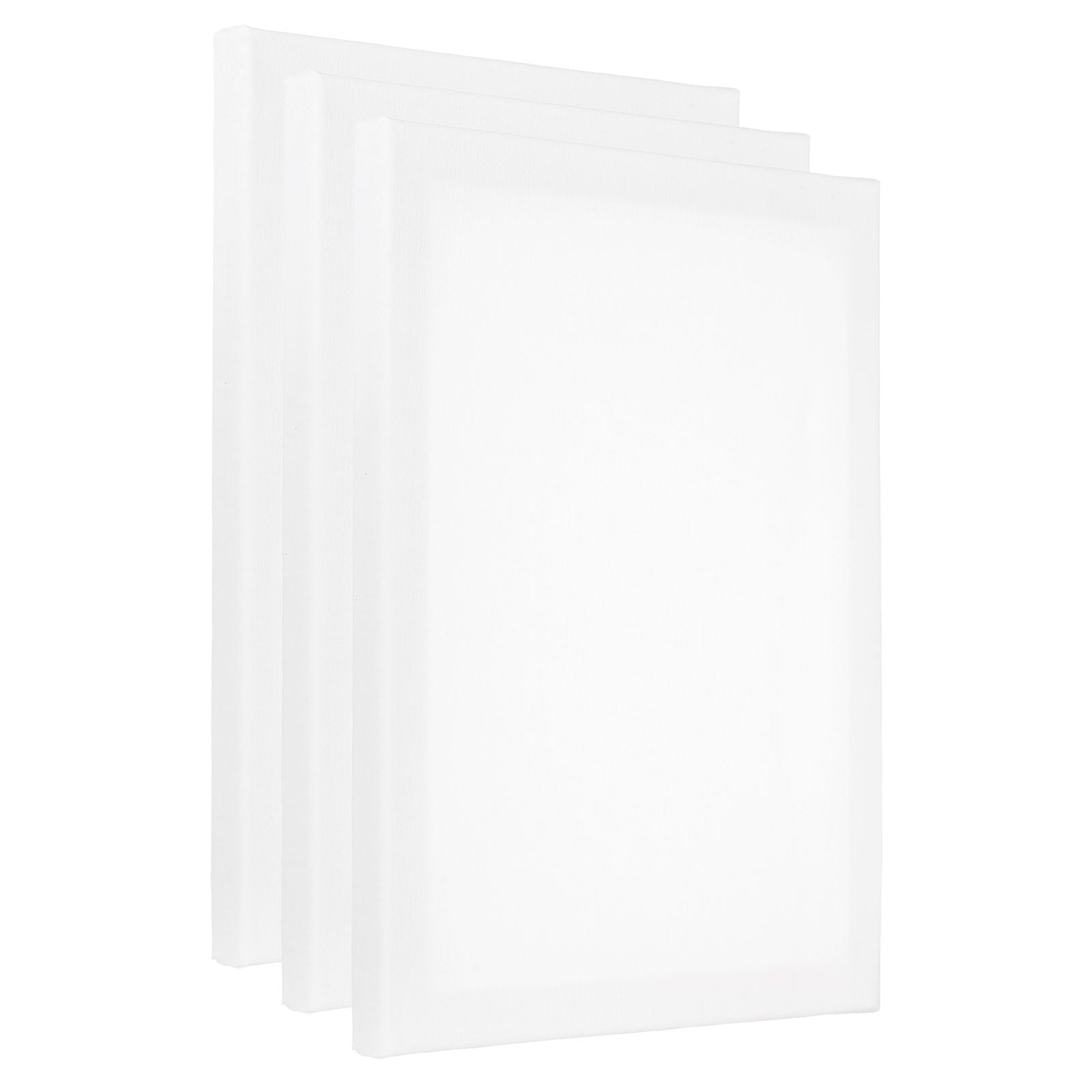 Uxcell Painting Canvas Panels, 3 Pack 9x12 Inch Rectangle Wood Frame