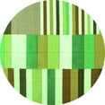 thumbnail image 1 of Ahgly Company Indoor Round Patchwork Green Transitional Area Rugs, 6' Round, 1 of 1