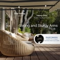 thumbnail image 3 of ALEKO 13' x 10' Manual Retractable Sand Patio Awning Sunshade, 3 of 7