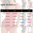thumbnail image 2 of One Piece Bathing Suit for Women Tummy Control Swimsuit Square Back Scoop Neck Monokini Royal Blue 2XL, 2 of 4