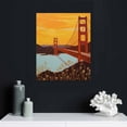 thumbnail image 4 of Nawypu  Floral Pattern Water Bridge Canvas Wall Art, Design by Shane Donahue, 4 of 4