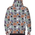thumbnail image 7 of Goofa Happy Halloween for Men's Hooded Sweatshirt - Lightweight Pullover Hoodie with Kangaroo Pocket, Perfect for Everyday Wear-3X-Large, 7 of 7