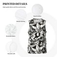 thumbnail image 3 of Xecao Lilies Flowers print basketball shirt for both men and women, a unisex basketball jersey perfect for theme parties-Small, 3 of 6