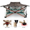 REDCAMP XL Foldable Hunting Cot for Adults, 500lbs, Portable for Camping, Outdoor, Indoor, Camo