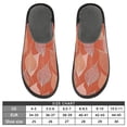thumbnail image 5 of IAUYY Memory Foam House Slippers Suitable for Both Men and Women. Comfortable, Anti-Slip Plush Flat-Bottomed Slippers The Best Holiday Gift Red and Peach, 5 of 9