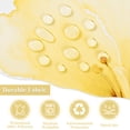 thumbnail image 3 of Ikfashoni Yellow Flowers Shower Curtain with Hooks, 13pc Waterproof Fabric Bathroom Curtain, 72"X72", 3 of 7