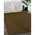 thumbnail image 2 of Ahgly Company Indoor Round Patterned Saddle Brown Area Rugs, 5' Round, 2 of 6