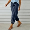 thumbnail image 3 of Sociala Womens Drawstring Running Sweatpants Joggers Pants Lounge Workout Jogging with Pockrts, 3 of 6