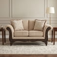 thumbnail image 5 of Roundhill Furniture Hernen 5-Piece Living Room Set, Emma Wheat, 5 of 14