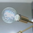 thumbnail image 2 of Bulbrite Solana 60 Watt Equivalent G25 Smart WiFi Connected 90CRI LED Edison Filament Light Bulb, 2 of 10