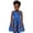 1-Blue1549, variant on Kiijoy Baby Girls Ankara Dashiki Sleeveless Dress Summer Short Skater Dress, Sizes 1-6