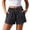 Black, variant on Tqcoqu Women's Hiking Shorts Quick Dry Golf Active Athletic Short Casual Lightweight Summer Basic Shorts with Zipper Pockets,A-Gray Women's S-XXL