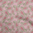 thumbnail image 1 of oneOone Cotton Poplin Light Pink Fabric Asian Traditional Floral Quilting Supplies Print Sewing Fabric By The Yard 42 Inch Wide, 1 of 4
