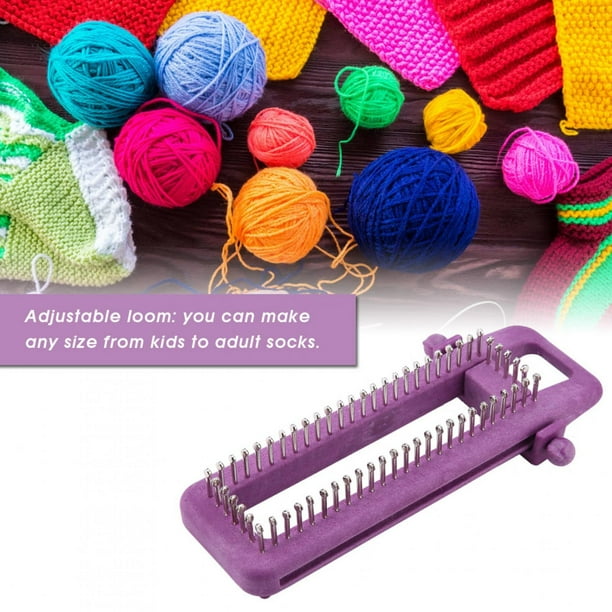 Telar para tejer calcetines kit de telar para calcetines ajustable tabla para tejer telar para tejer a mano máquina de telar calcetín para calcetines hechos a mano bufanda ANGGREK Otros