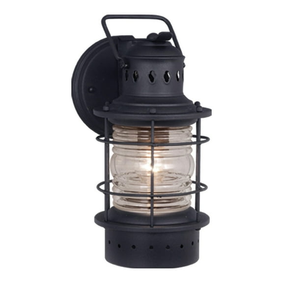 Vaxcel - Hyannis 1-Light Outdoor Wall Sconce in Coastal and Lantern Style 12.25