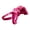 Rose red, variant on Comfortable 3D Printed Heart Shaped Hair Hoop Headpiece Sun Hat For Daily Use
