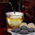 thumbnail image 2 of Molde de esfera grande, bandejas de cubitos de hielo de silicona para whisky, molde de bola de hielo, esfera redonda, fabricante de bolas de hielo, negro Adepaton  2033796-2, 2 of 9