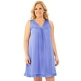 thumbnail image 4 of Women's Exquisite Form 30107 Coloratura Sleeveless Short Nightgown, 4 of 4