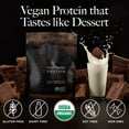 thumbnail image 5 of Truvani Vegan Protein Powder - Chocolate Protein Shake Mix - 10 Servings, 5 of 6