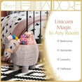 thumbnail image 4 of Adore Decor Unicorn Water Hyacinth Laundry Hamper Light Gray, 4 of 16