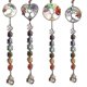thumbnail image 1 of Adorno colgante de árbol de la vida de Chakra de cristal, decoración de habitación Bohemia, accesorios estéticos para decoración del hogar, regalos de piedra de la suerte Feng Shui, 1 of 5