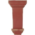 thumbnail image 3 of Ekena Millwork 7"W x 7 3/4"D x 14"H Jumbo Jefferson Wood Vintage Decor Corbel, Salvage Red, 3 of 6