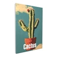 thumbnail image 2 of 12x18 inch Garden Wall Decor Potted Cactus Oil Paintings Canvas,Yard Garden Decor Accessories,Charm Potted Cactus Decorative Painting Prints,For Cactus Enthusiast Gifts,Cafes,Man Cave,Garden, 2 of 6