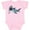 AD-Pink, variant on Great White Shark Boys or Girls Baby Bodysuit