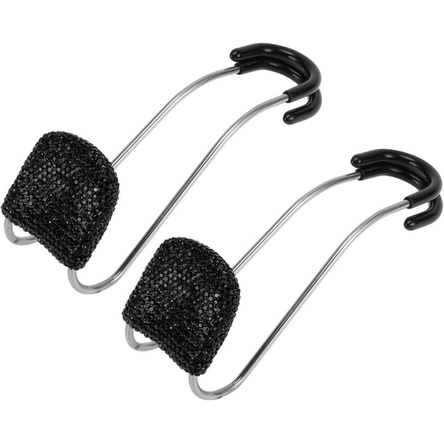 for Purses and Bags Umbrella Etc Car Seat Headrest Hook Sturdy Car Seat Back Organizer Hooks Multicolor Rhinestones .;x.;