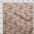 thumbnail image 3 of oneOone Viscose Chiffon Brown Fabric Abstract Line Drawing Floral Fabric For Sewing Printed Craft Fabric By The Yard 42 Inch Wide, 3 of 5
