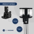 thumbnail image 5 of Five Oceans  Anchor Light, Combination Masthead and All-Around Lights, Fold Down, LED Boat Navigation Lights, 12V DC, USCG 2NM Rule, 10.5" Fixed Mount, for Sailboats and Powerboats - FO4595, 5 of 11