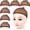 Dark Brown, variant on YOSICL Mesh Wig Cap,3 Packs 6Pcs Wig Caps Mesh Net Wig Caps Net Caps for Weave Close End Fishnet Wig Cap, Light Brown