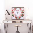 thumbnail image 4 of Cuadros Decorativos Kit de pintura de diamante con forma especial de pieza de reloj de diamantes de imitación para bricolaje (Rose DZ565) Tmvgtek embutido en tela, 4 of 9