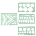 thumbnail image 3 of Reglas de plantilla de dibujo de arquitectura multifuncional Kit de regla hueca de pintura DIY (#2), 3 of 8
