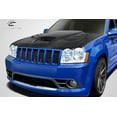 thumbnail image 2 of 2005-2010 Jeep Grand Cherokee Carbon Creations DriTech Viper Look Hood - 1 Piece, 2 of 8