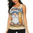 thumbnail image 2 of Picia Hello Summer Cute Gnome Pattern Women's Workout Tank Top,Breathable Activewear,Slim Fit Athletic Top,Versatile Workout Moisture-wicking top-Small, 2 of 9