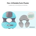 thumbnail image 3 of Flotador de natación para axilas no inflable para bebés, anillo de natación para bebés Eccomum Verde, 3 of 7