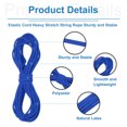 thumbnail image 3 of Uxcell Elastic Cord Heavy Stretch String Rope Elastic String Sapphire 4mm, 3 of 5