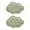 Green, variant on Zeiwohndc Pack of 2 Elegant Ceramic Trays Cloud Form Suitable for Home Styling Props