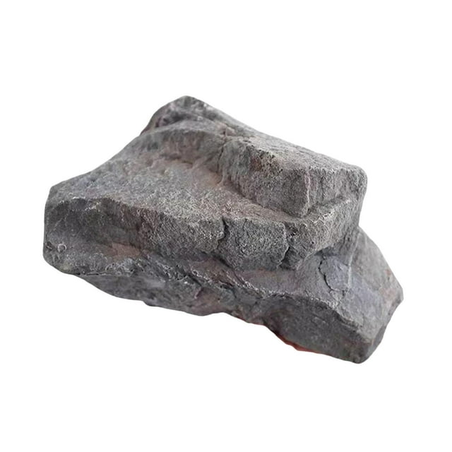 veasfak Paysage Artificiel Pierre de Simulation en Mousse pour Parcs Rues Commerciales Gris 33x23x23cm