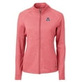 thumbnail image 2 of Women's Cutter & Buck  Heather Red Arizona Wildcats Adapt Eco Knit Heather Recycled Full-Zip Jacket, 2 of 3