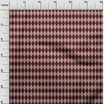 thumbnail image 2 of oneOone Georgette Viscose Maroon Fabric Argyle Check Sewing Material Print Fabric By The Yard 42 Inch Wide, 2 of 4