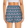 thumbnail image 2 of Lsque Tulips Flowers Printed Women's Running Shorts with Liner Pockets,Elastic Quick Dry Workout Athletic Gym Yoga Shorts,Womens High Waist Shorts-X-Large, 2 of 9