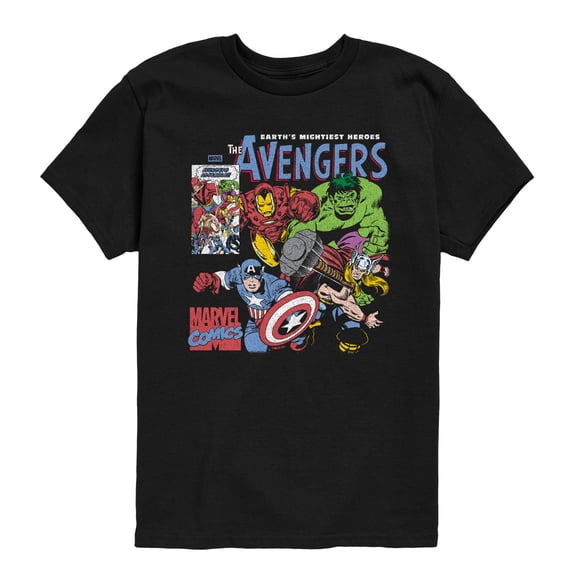 Avengers - Boxes - Youth Boys Short Sleeve Graphic T-Shirt